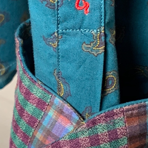 🆕 ROBERT GRAHAM shirt top button down XL - Picture 4 of 8